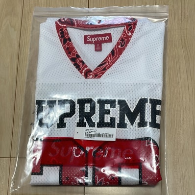 Supreme Bandana Football Jersey "White"