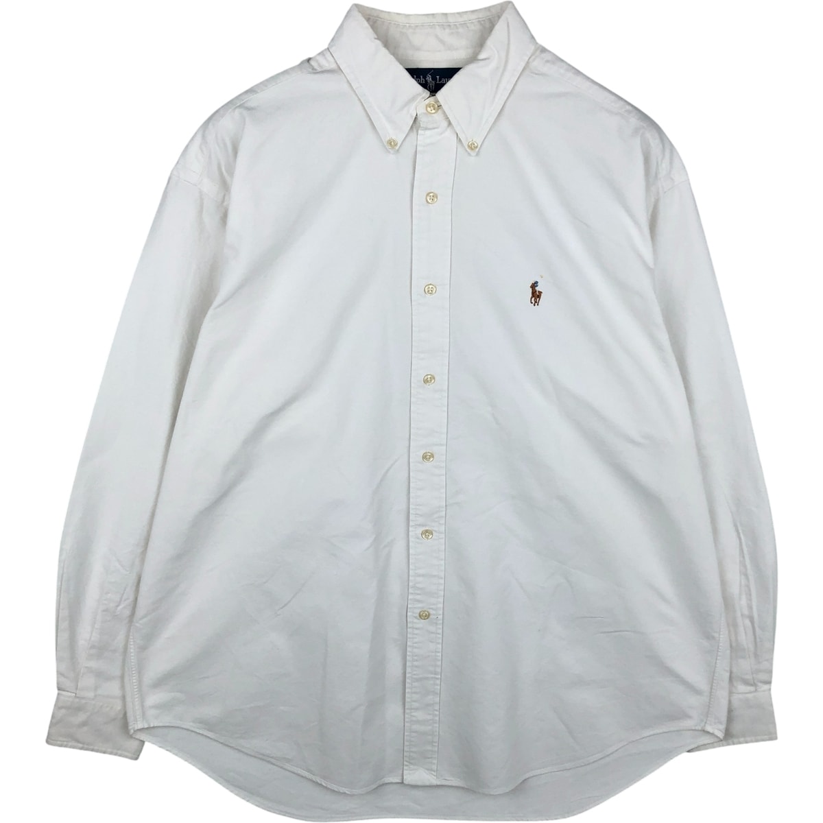 古着 ラルフローレン Ralph Lauren BLAKE 長袖 ボタンダウンシャツ メンズL相当/eaa615237