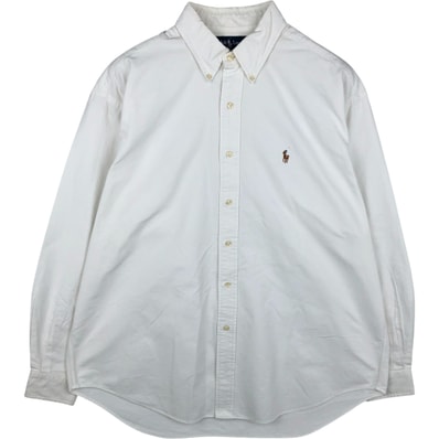 古着 ラルフローレン Ralph Lauren BLAKE 長袖 ボタンダウンシャツ メンズL相当/eaa615237