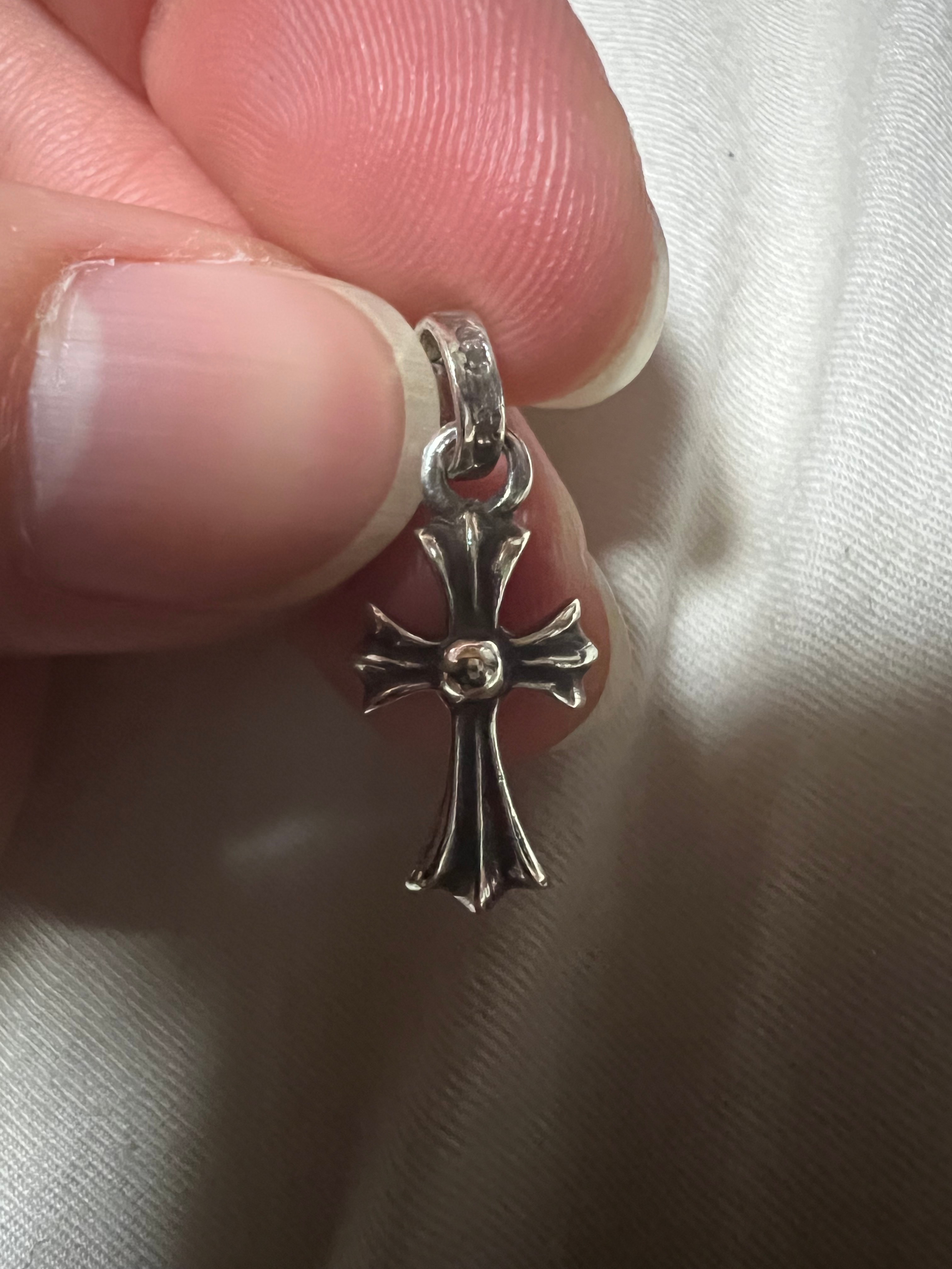 クロムハーツ CH クロス ベイビーファット チャーム "シルバー"