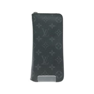 LOUIS VUITTON ルイヴィトン メンズ 長財布 ジッピーウォレット ヴェルティカル モノグラム・エクリプス M62295 ブラック
