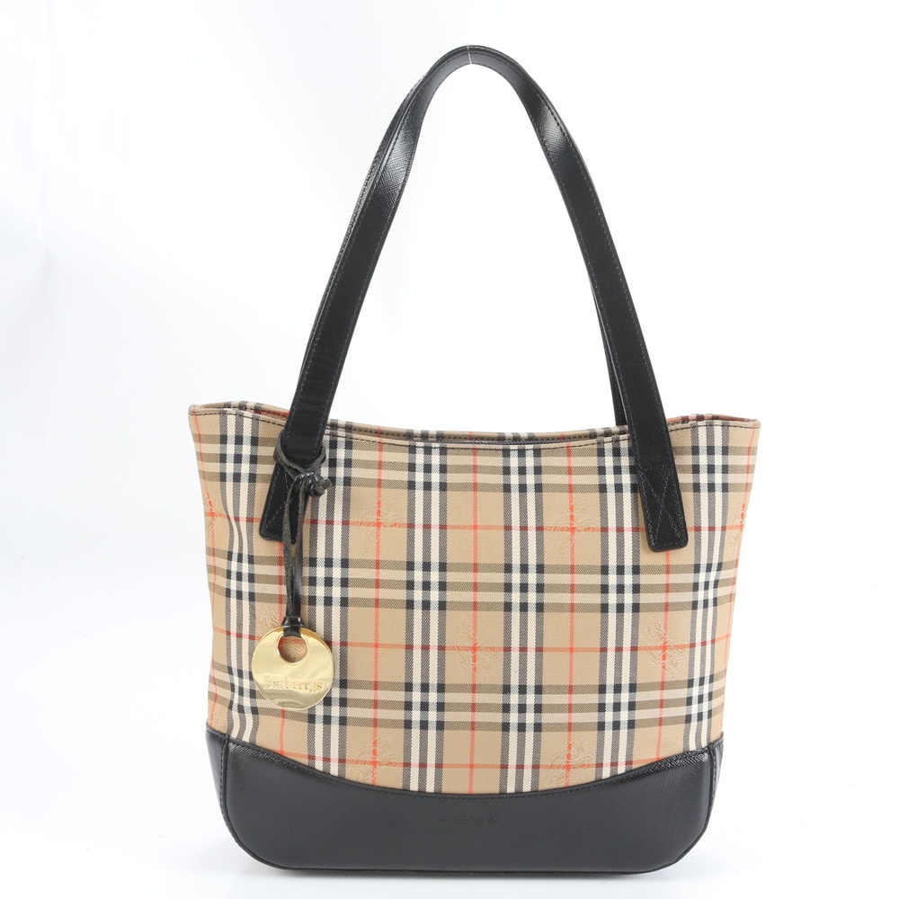 ■極美品 バーバリー ノバ チェックシャドーホーストート バッグ