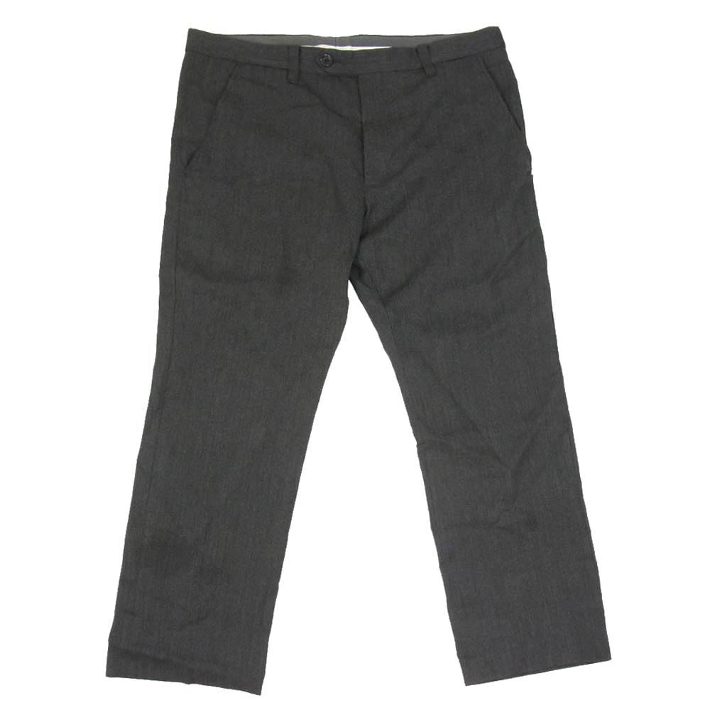 WTAPS ダブルタップス 102SPDT-PTM04 ROKUDENASHI TROUSERS トラウザー ウール スラックス パンツ グレー系 XL【中古】