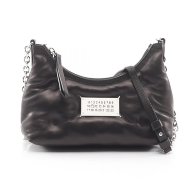 メゾン マルジェラ Maison Margiela グラムスラム ホーボー マイクロ ショルダーバッグ バッグ レザー レディース ブラック系 SB1WG0021P4300T8013 【新品】