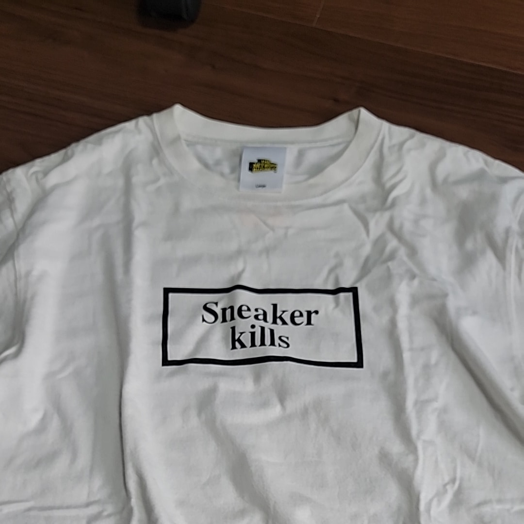 SNKRDUNK×THENETWORK BUSINESS×FR2 SNEAKER KILLS WING LOGO L/S T-SHIRT "WHITE"