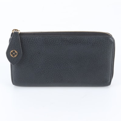 Louis Vuitton Comete Wallet Taurillon Leather "Noir"