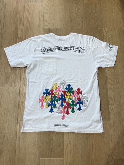 Chrome Hearts Cemetery Cross T-Shirt "White/Multicolor"