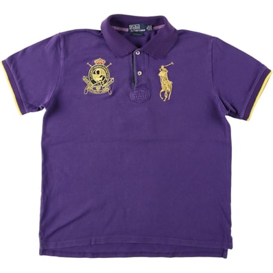古着 ラルフローレン Ralph Lauren POLO by Ralph Lauren CUSTOM FIT ビッグポニー 半袖 ポロシャツ メンズXL相当/eaa657908