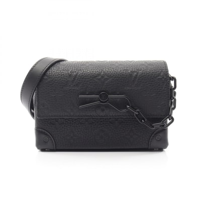 ルイ・ヴィトン LOUIS VUITTON スティーマー ウエアラブル ウォレット ショルダーバッグ バッグ レザー モノグラム・トリヨンレザー メンズ ブラック系 M81746 【中古】