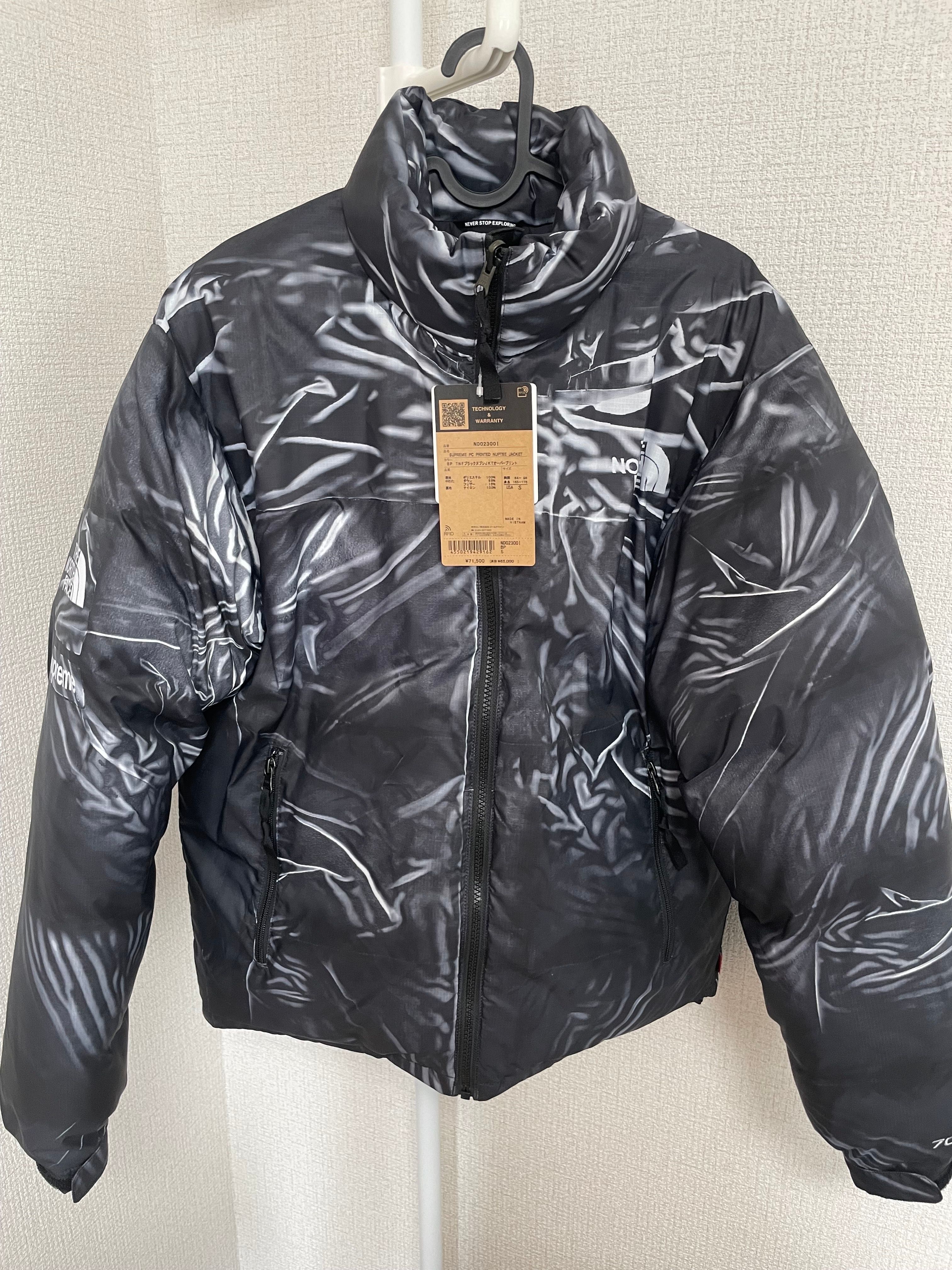 Supreme x The North Face Trompe Loeil Printed Nuptse Jacket "Black"