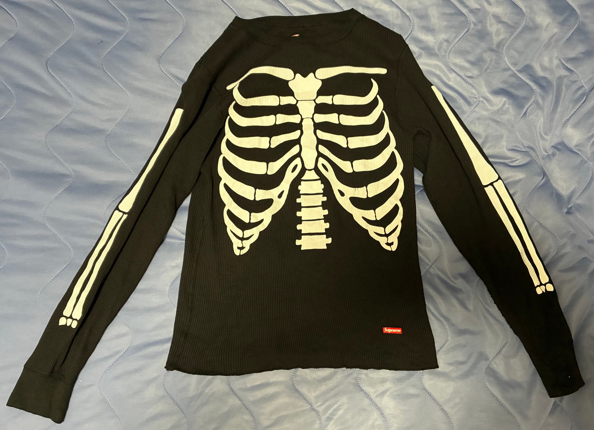 Supreme x Hanes Bones Thermal Crew (1 Pack) "Black"