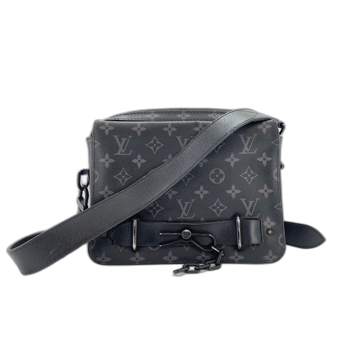 ヴィトン LV モノグラム・エクリプス スティーマー ショルダーバッグ【中古】