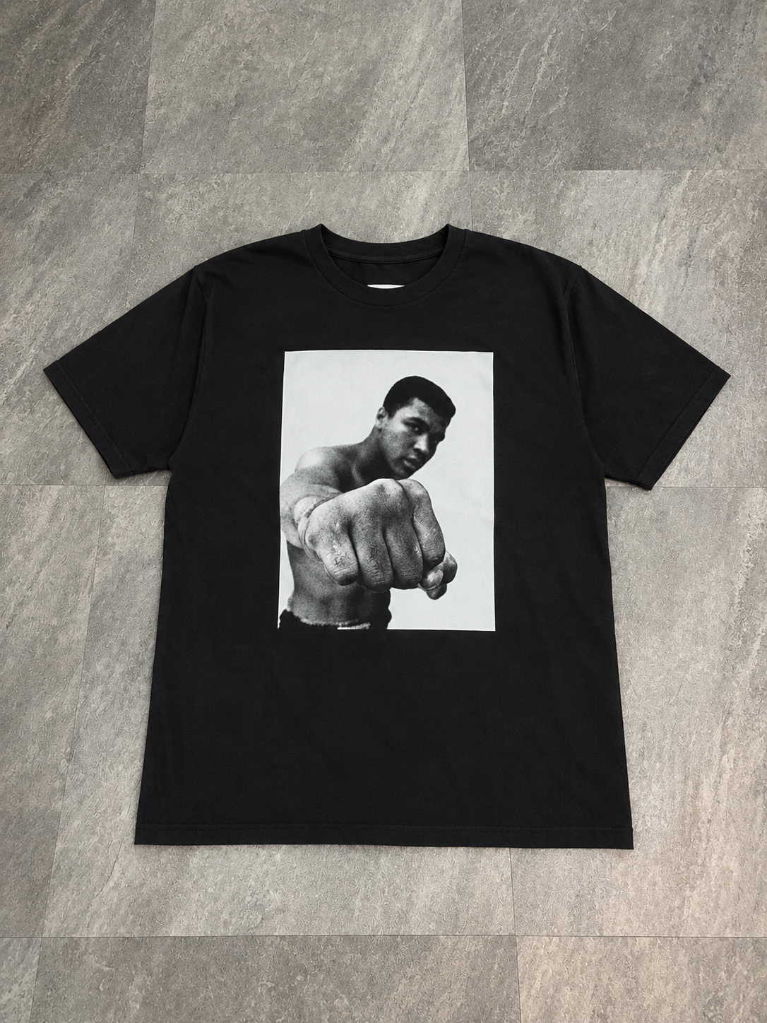 sacai x Muhammad Ali T-Shirt "Black"