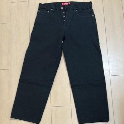 Supreme Rigid Loose Fit Selvedge Jean "Rigid Black"