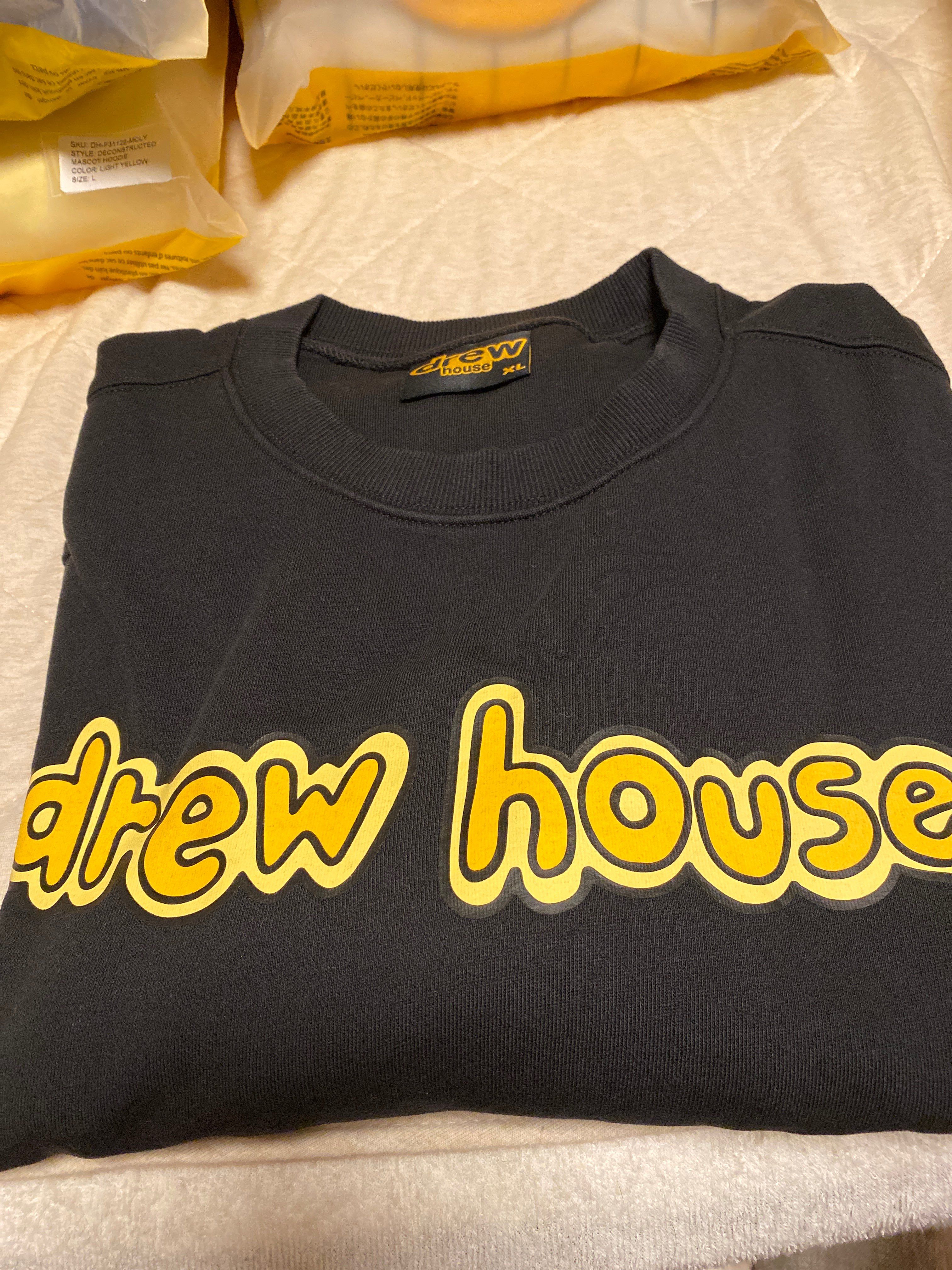 drew house mascot hoodie "Black"