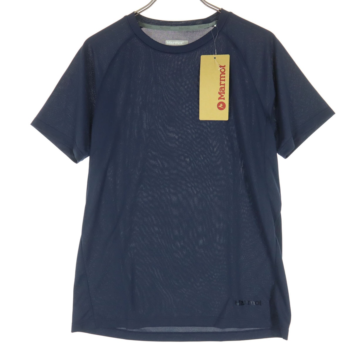 未使用 MARMOT マーモット 半袖 Tシャツ L ネイビー