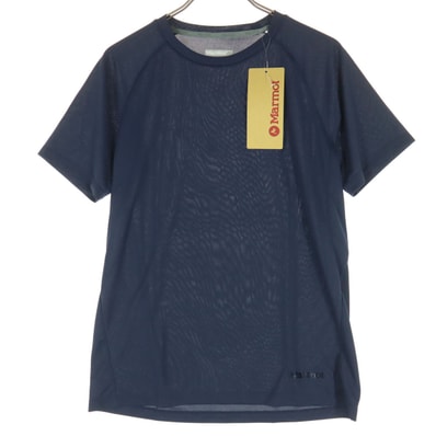 未使用 MARMOT マーモット 半袖 Tシャツ L ネイビー