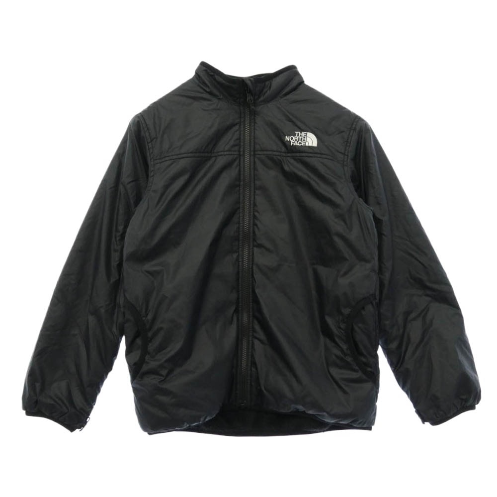 THE NORTH FACE ノースフェイス NYJ82032 Reversible Cozy Jacket リバーシブル コージー ジャケット フリース ナイロン キッズ 150 ブラック系 150【中古】