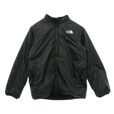 THE NORTH FACE ノースフェイス NYJ82032 Reversible Cozy Jacket リバーシブル コージー ジャケット フリース ナイロン キッズ 150 ブラック系 150【中古】