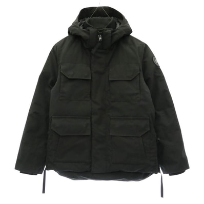 CANADA GOOSE カナダグース 4550MB サザビーリーグタグ MAITLAND PARKA BLACK LABEL ブラックレーベル メイトランド パーカ ダウン ジャケット ブラック系 M【中古】