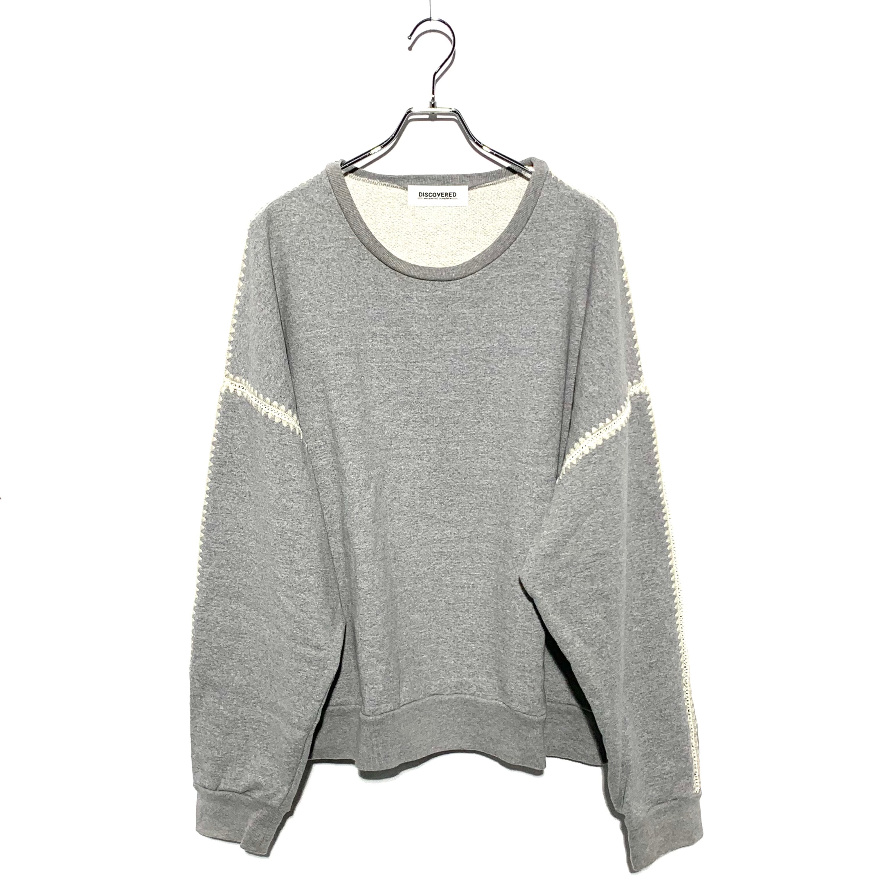 DISCOVERED SHELL STITCH SWEAT "Grey"