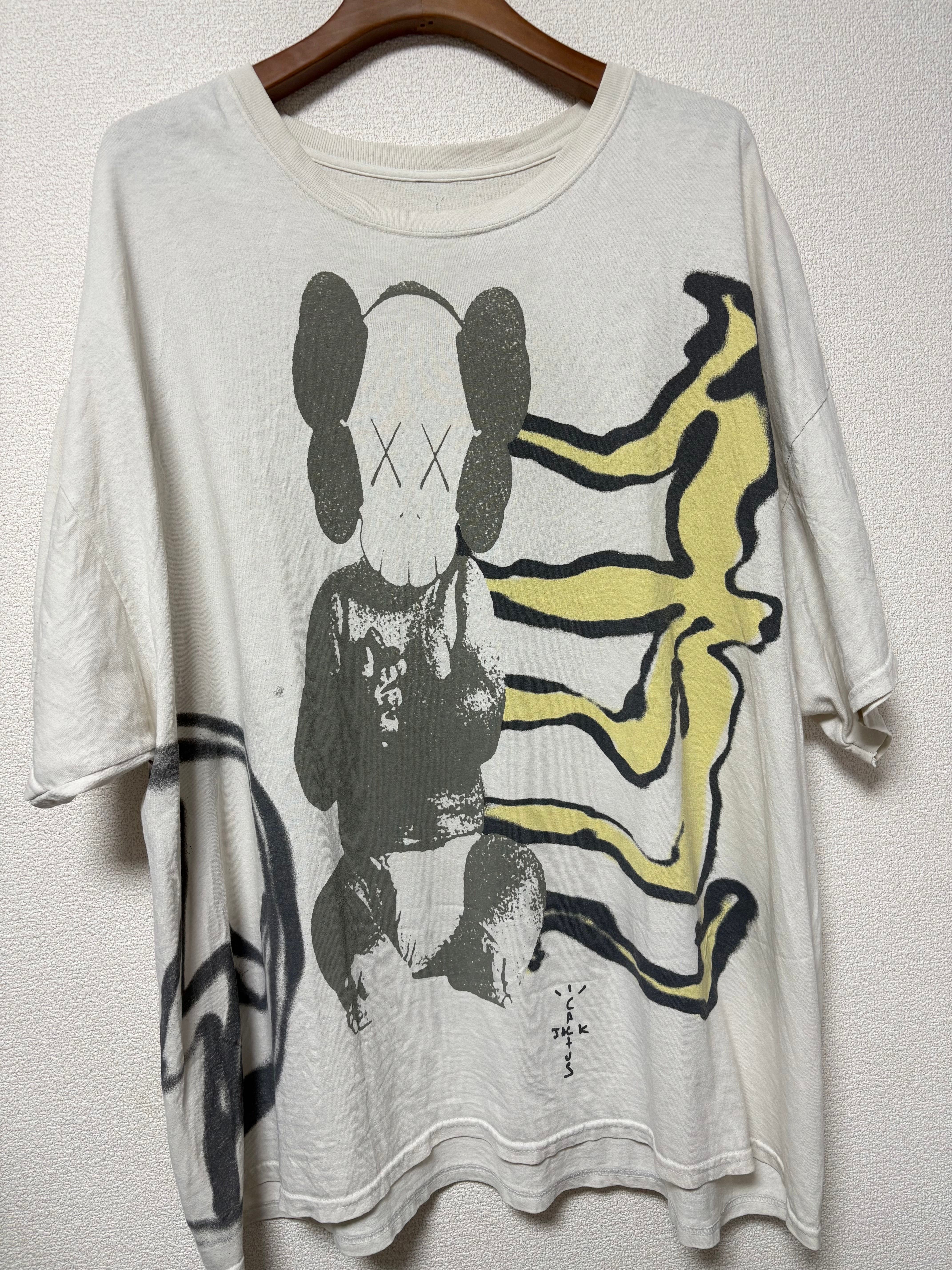 Travis Scott Cactus Jack x KAWS For Fragment Tee "White"