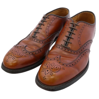 ALDEN オールデン その他靴 924 ウイングチップ レースアップ レザー シューズ ブラウン系 ブラック系 8.5【中古】