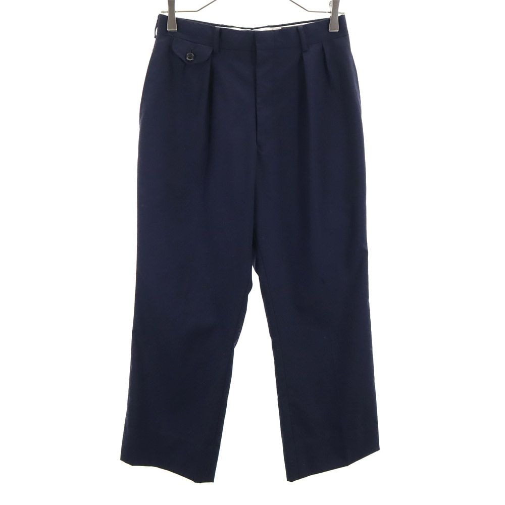 Polo by Ralph Lauren ポロバイラルフローレン 80s 緑タグ ウール スラックスパンツ 160 ネイビー