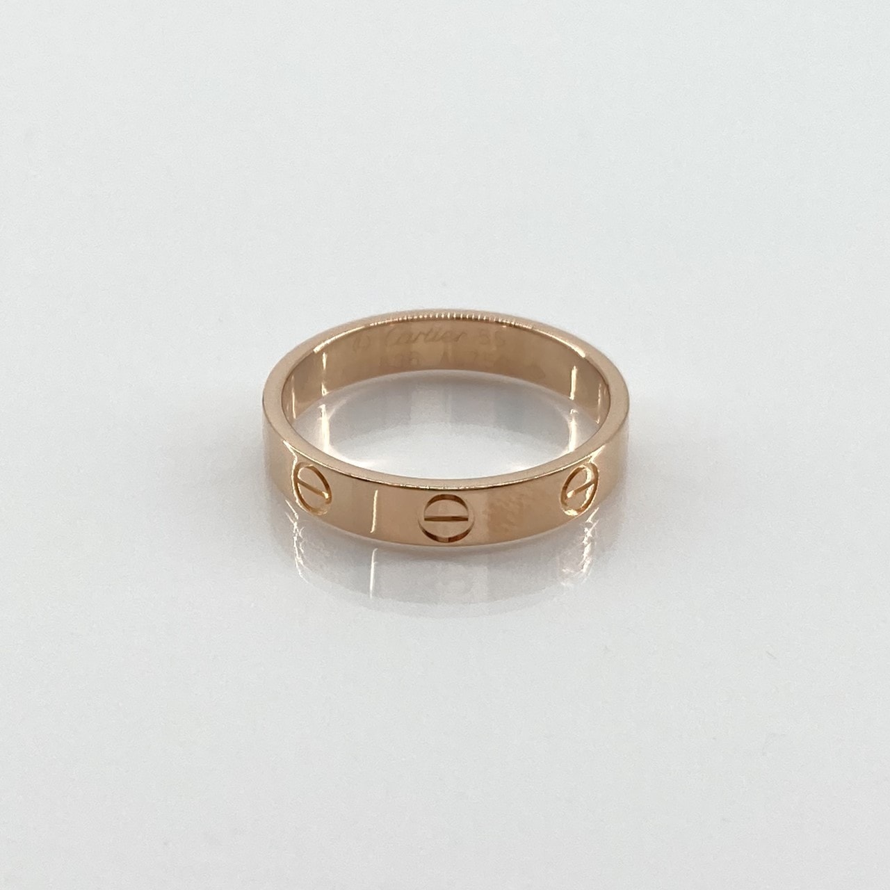 CARTIER(カルティエ) ミニラブ Au750 #55  リング・指輪 3.45g ピンクゴールド