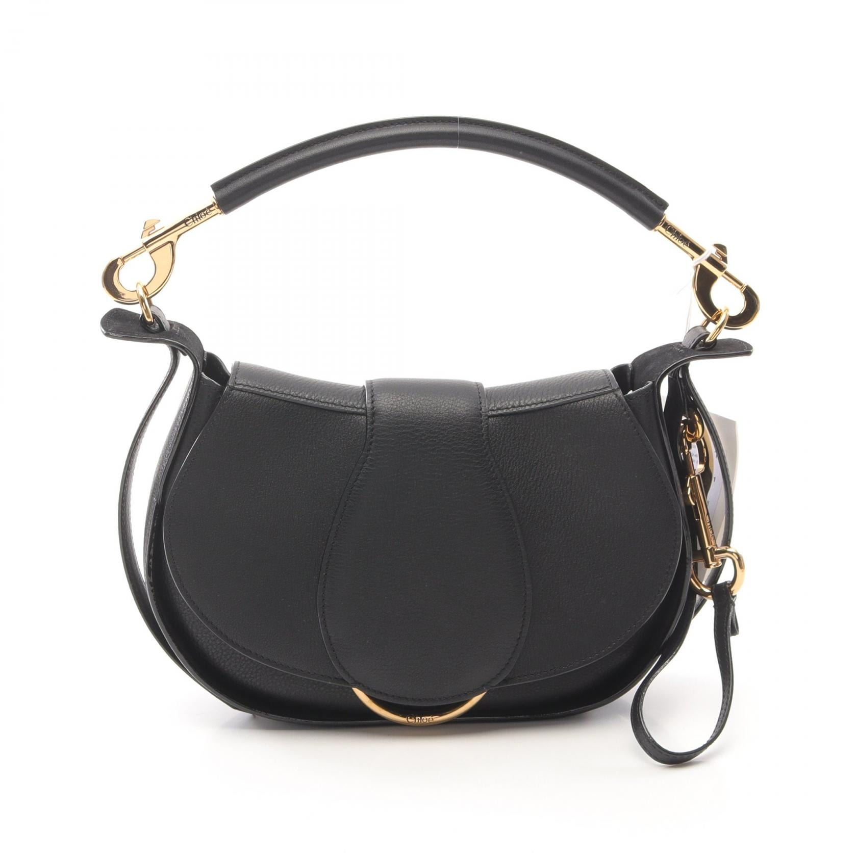 クロエ Chloe Chloé Ride ショルダーバッグ バッグ レザー レディース ブラック系 CHC25SS581O32001 【新品】