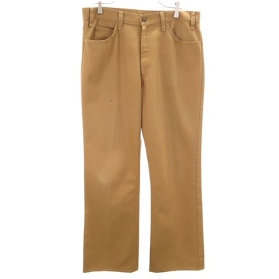 Levi's リーバイス 70s STA-PREST BIG E ヴィンテージ 517 ストレートパンツ ベージュブラウン スタプレ ビッグE