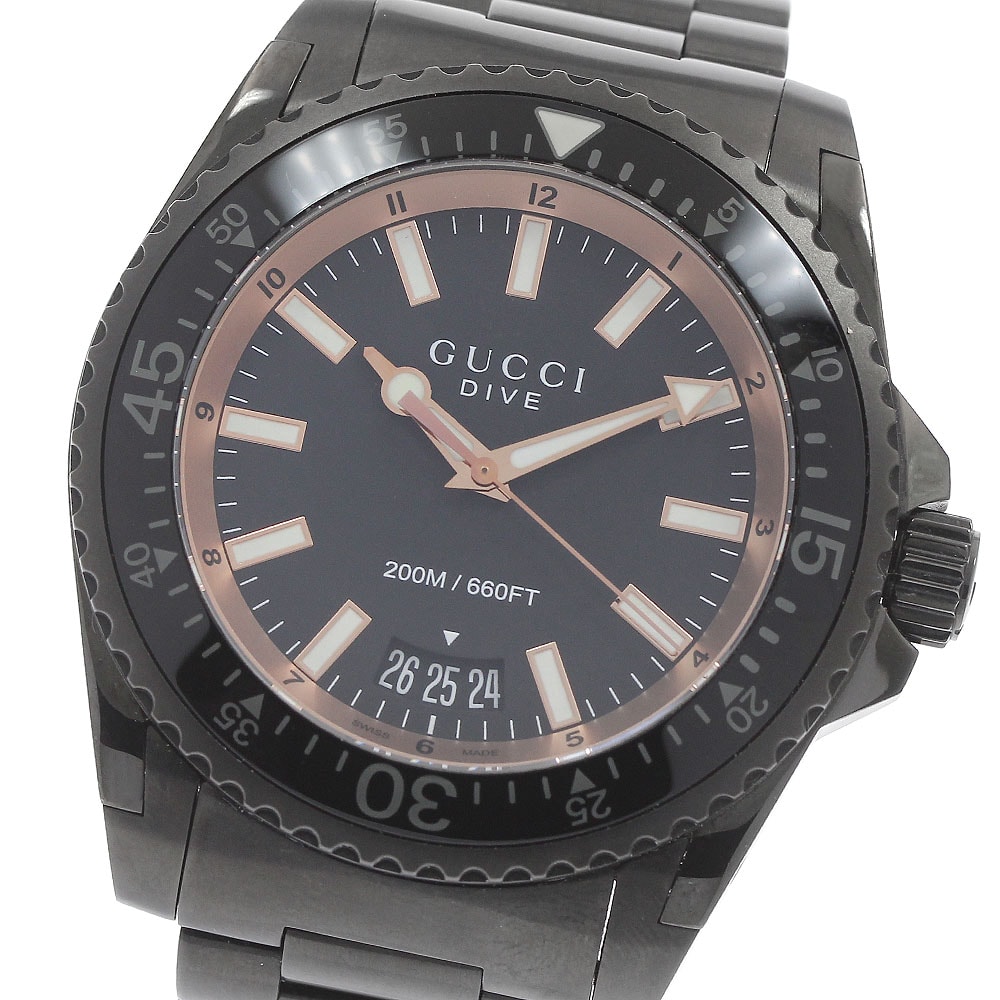 ☆美品 グッチ ダイヴ 136.2/YA136213 メンズ 【中古】