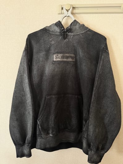 Supreme x MM6 Maison Margiela Foil Box Logo Hooded Sweatshirt "Black"