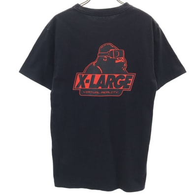 XLARGE エクストララージ バックロゴ 半袖 Tシャツ S ブラック
