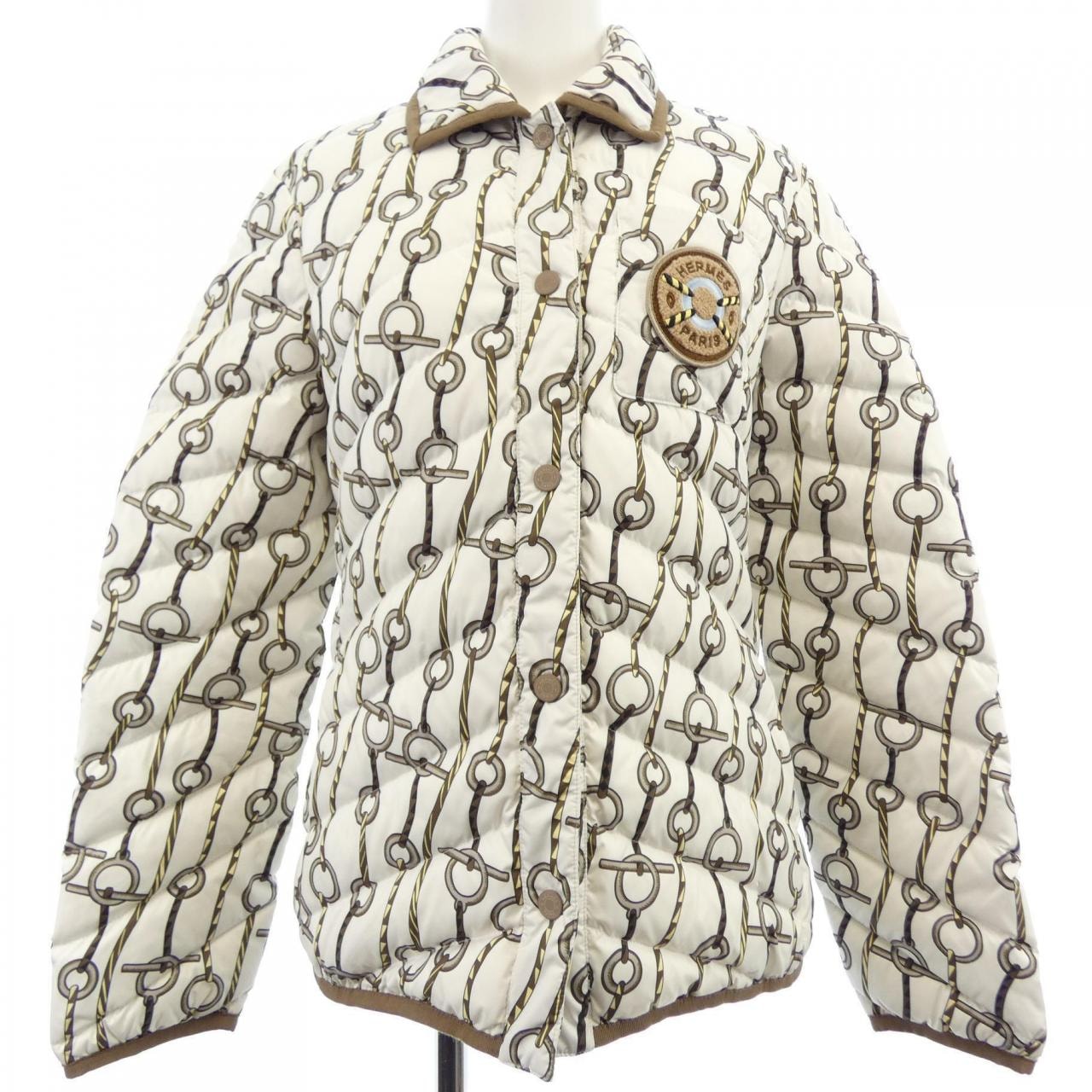 エルメス HERMES FIGURE ARTISTIQUE CORDE 3H0171D2 ダウンジャケット