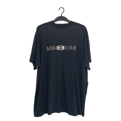 BALENCIAGA バレンシアガ サイズ3 ブラック 黒 コットン 半袖Tシャツ 604005 【中古】