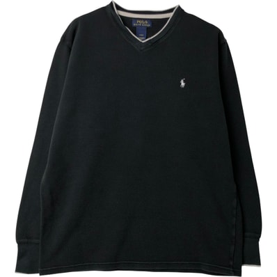 古着 ラルフローレン Ralph Lauren POLO RALPH LAUREN Vネック サーマルロングTシャツ メンズL相当/eaa616229