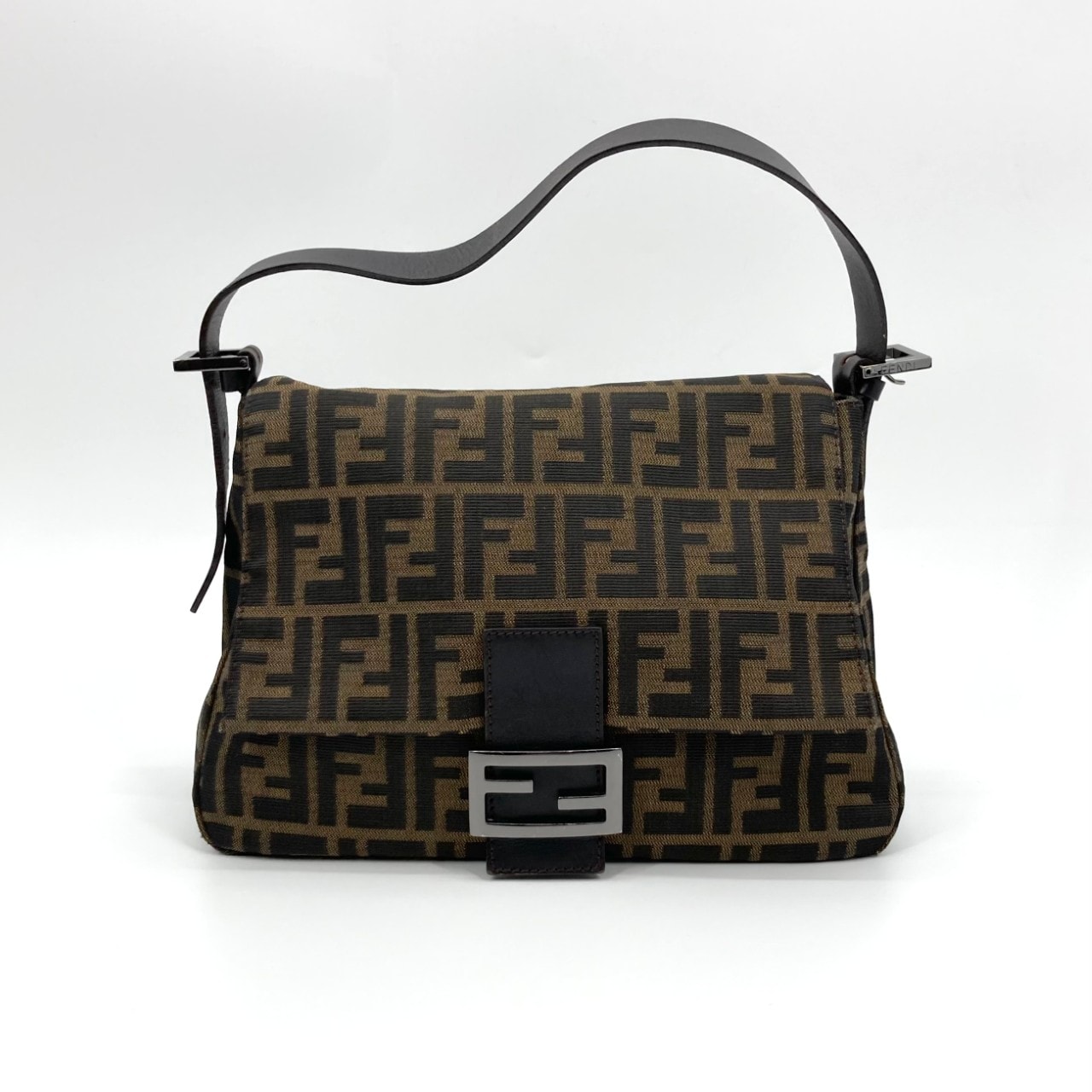 FENDI(フェンディ) マンマバケット FFモノグラム 26325 ショルダーバッグ ブラウン