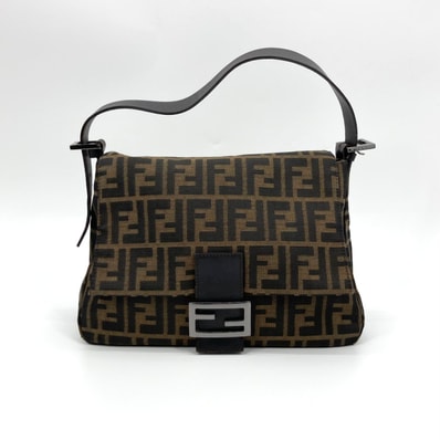 FENDI(フェンディ) マンマバケット FFモノグラム 26325 ショルダーバッグ ブラウン