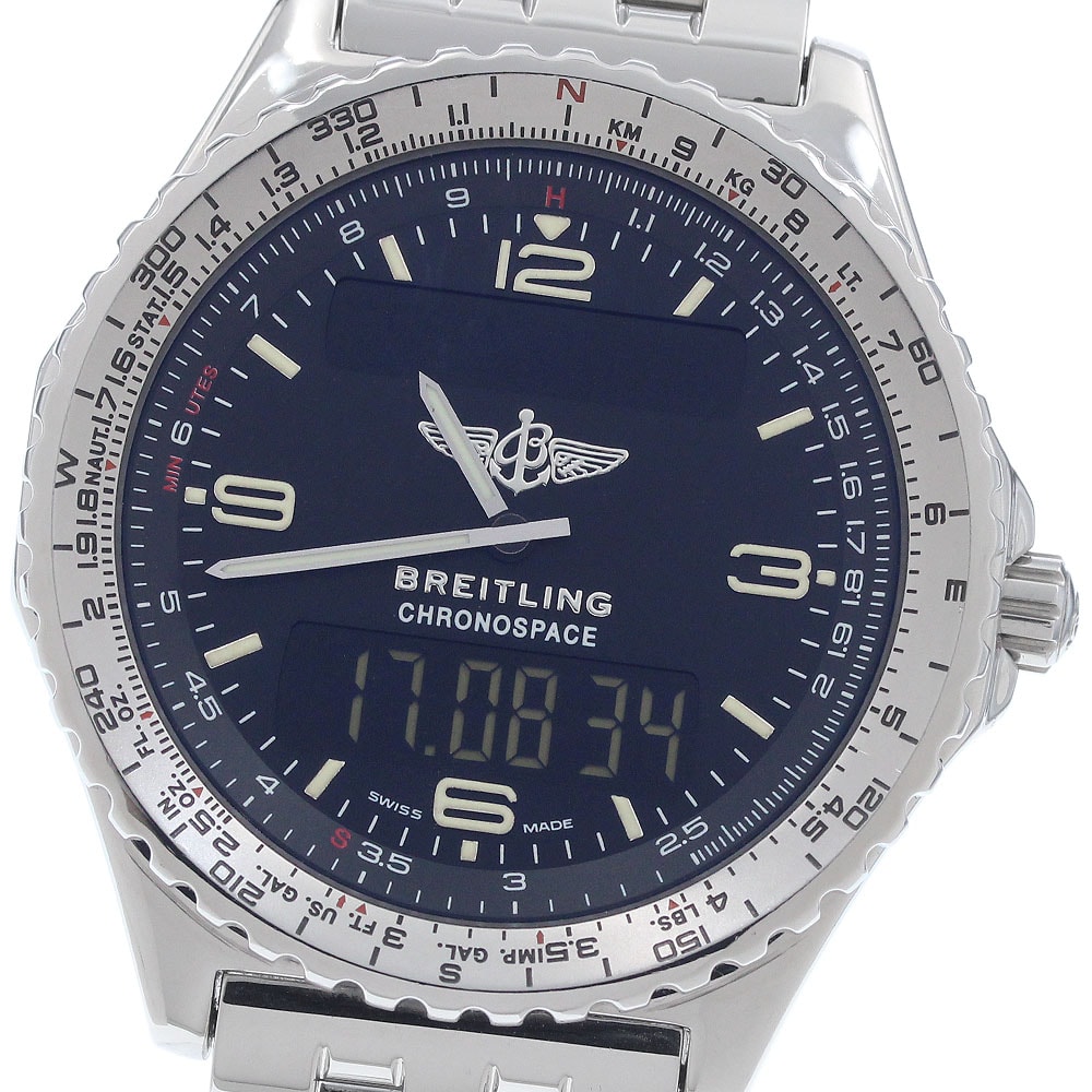 ☆良品 ブライトリング クロノスペース A56012.1 メンズ 【中古】