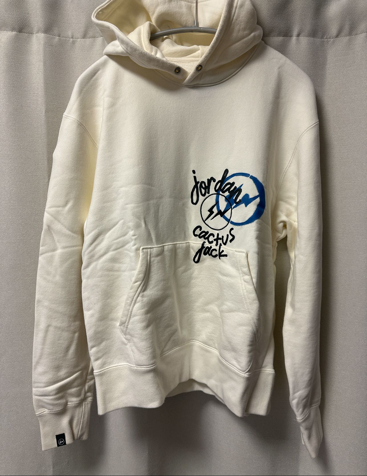 Air Jordan Travis Scott Fragment Hoodie "White"