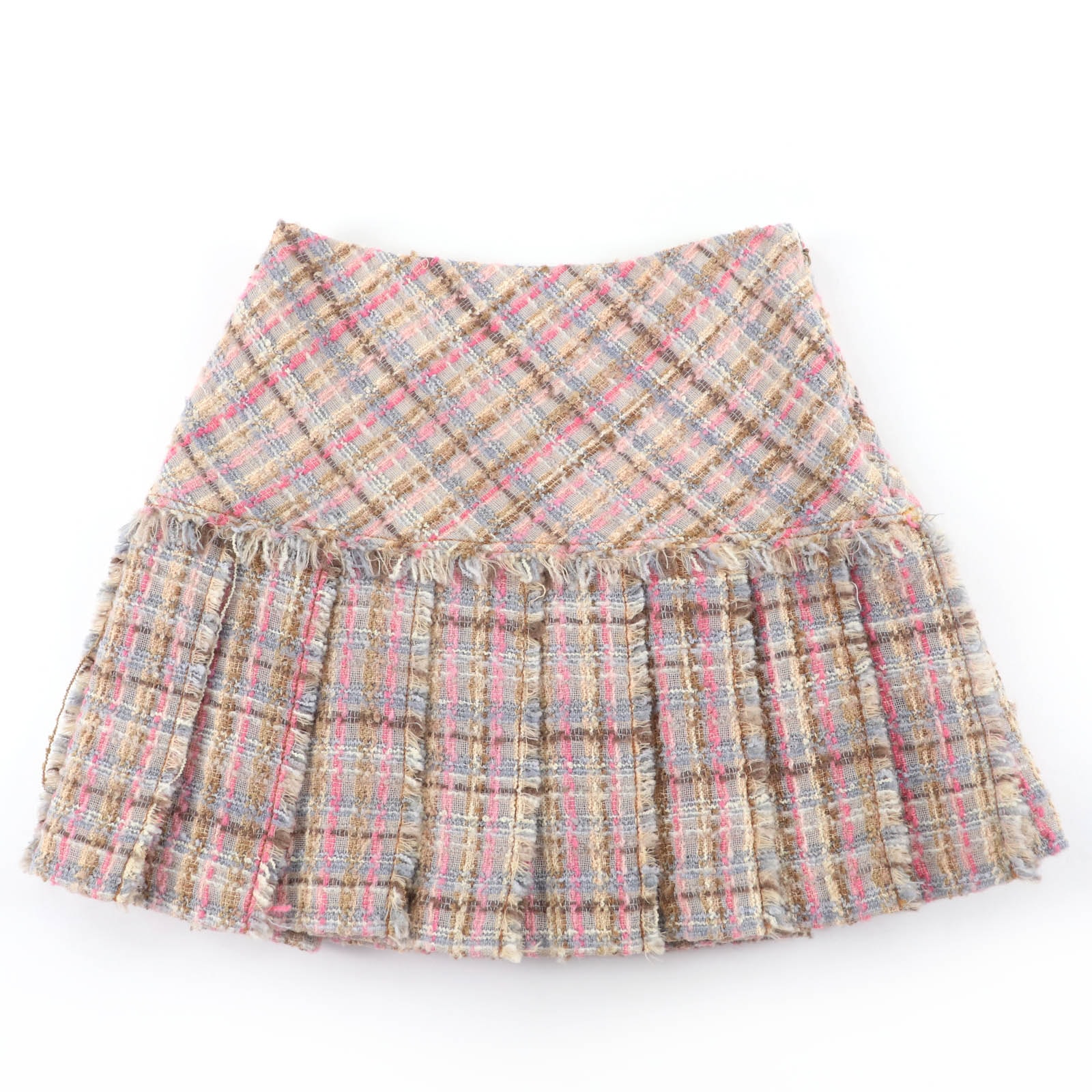 美品 ミュウミュウ ミニスカート マルチカラー レディース 38 MG921