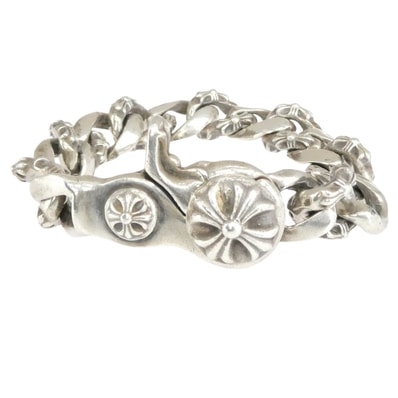 CHROME HEARTS クロムハーツ(原本無) ブレスレット FNCY CHN LNK オールド ファンシーリンク クリップ ブレスレット 13LINK シルバー系【中古】