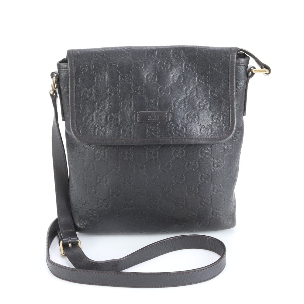 ■極美品 グッチ グッチシマ 223666 ショルダーバッグ レザー