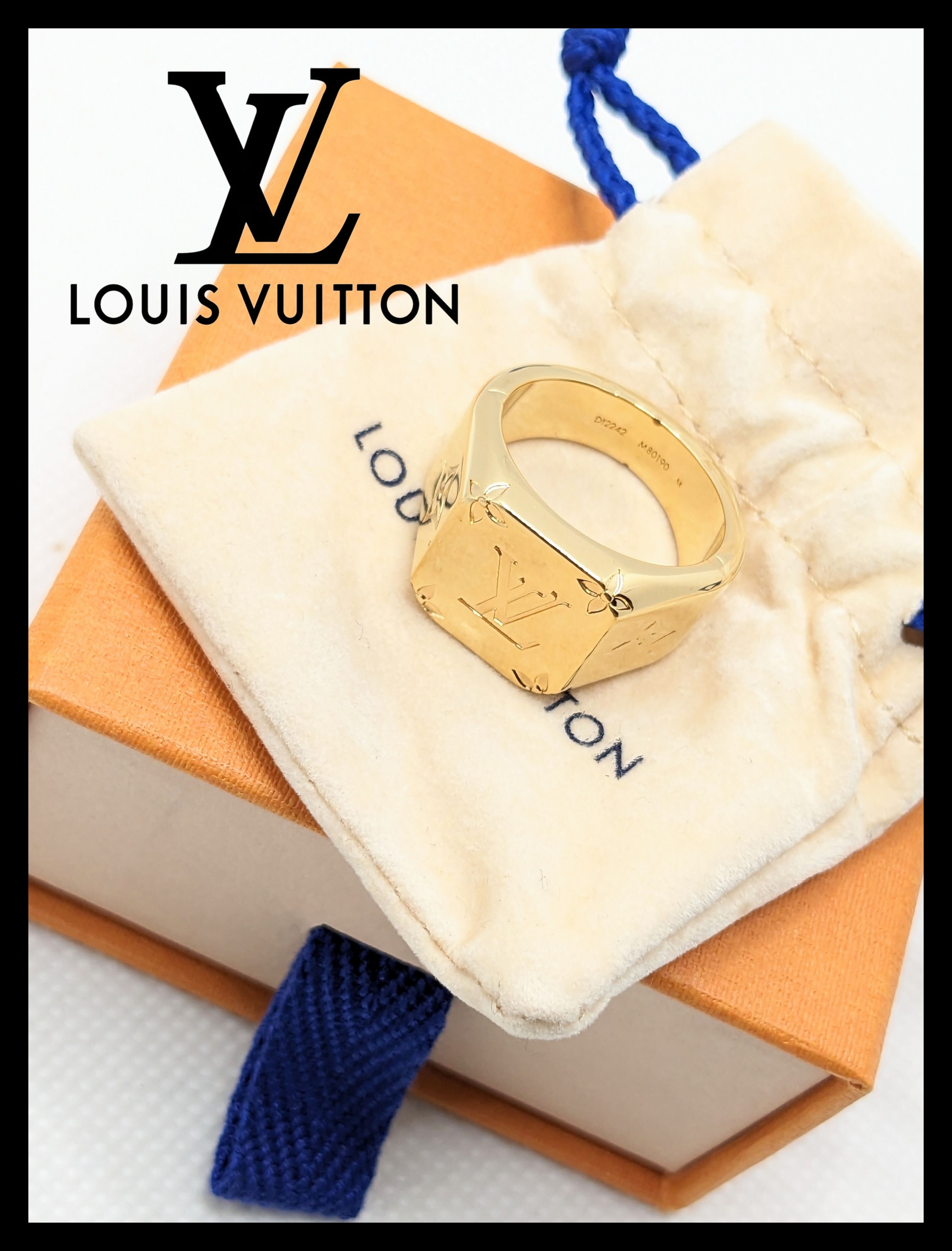 Louis Vuitton Monogram Signet Ring