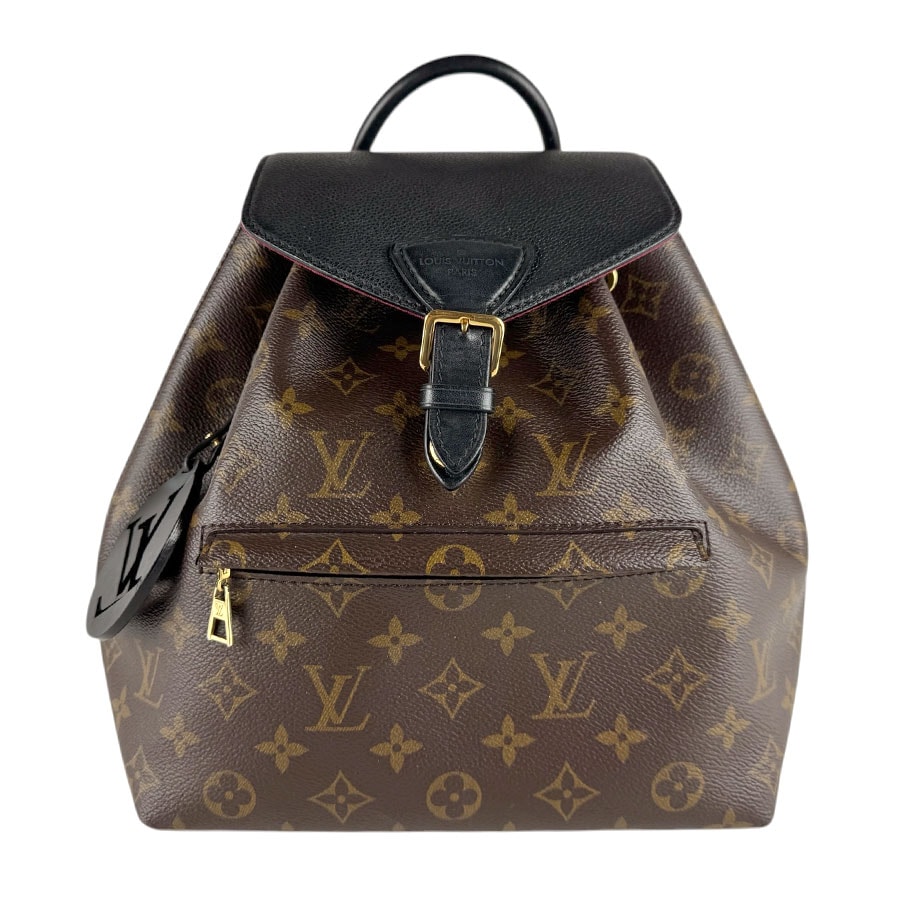 ルイ ヴィトン LOUIS VUITTON リュック モノグラム モンスリNM PM モノグラムキャンバス ブラウン/ブラック ゴールド レディース M45515【中古】 z9338