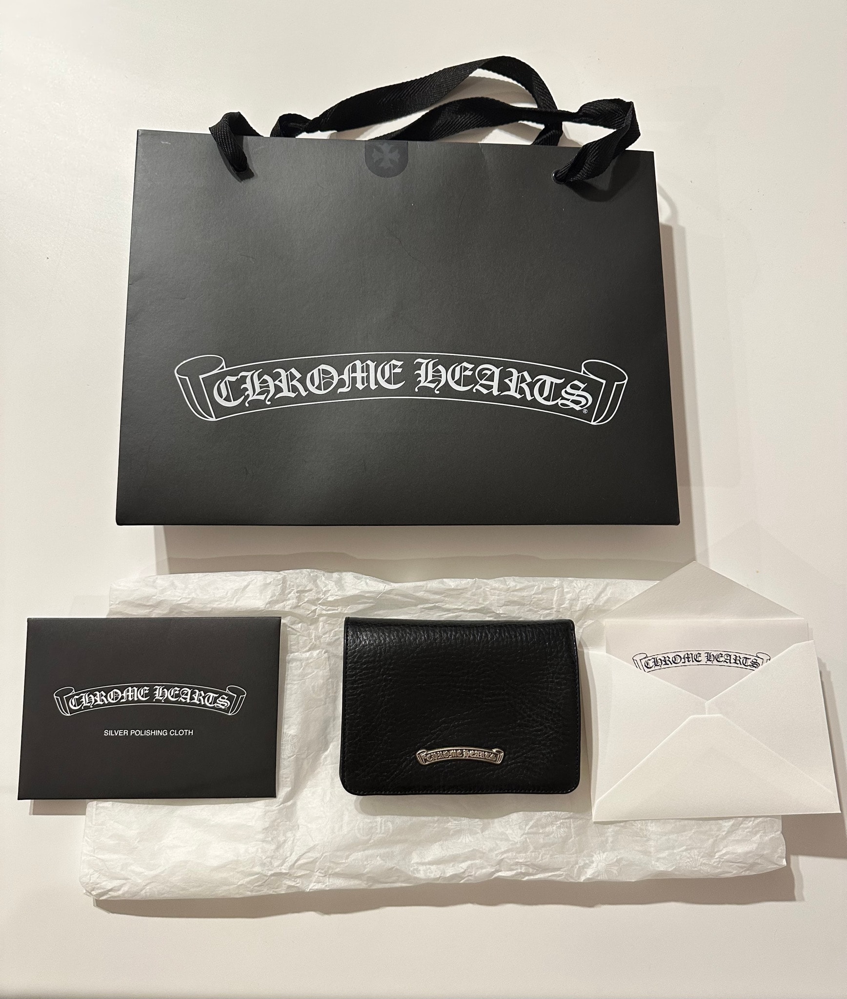 Chrome Hearts Joey Bi-Fold Wallet "Black"