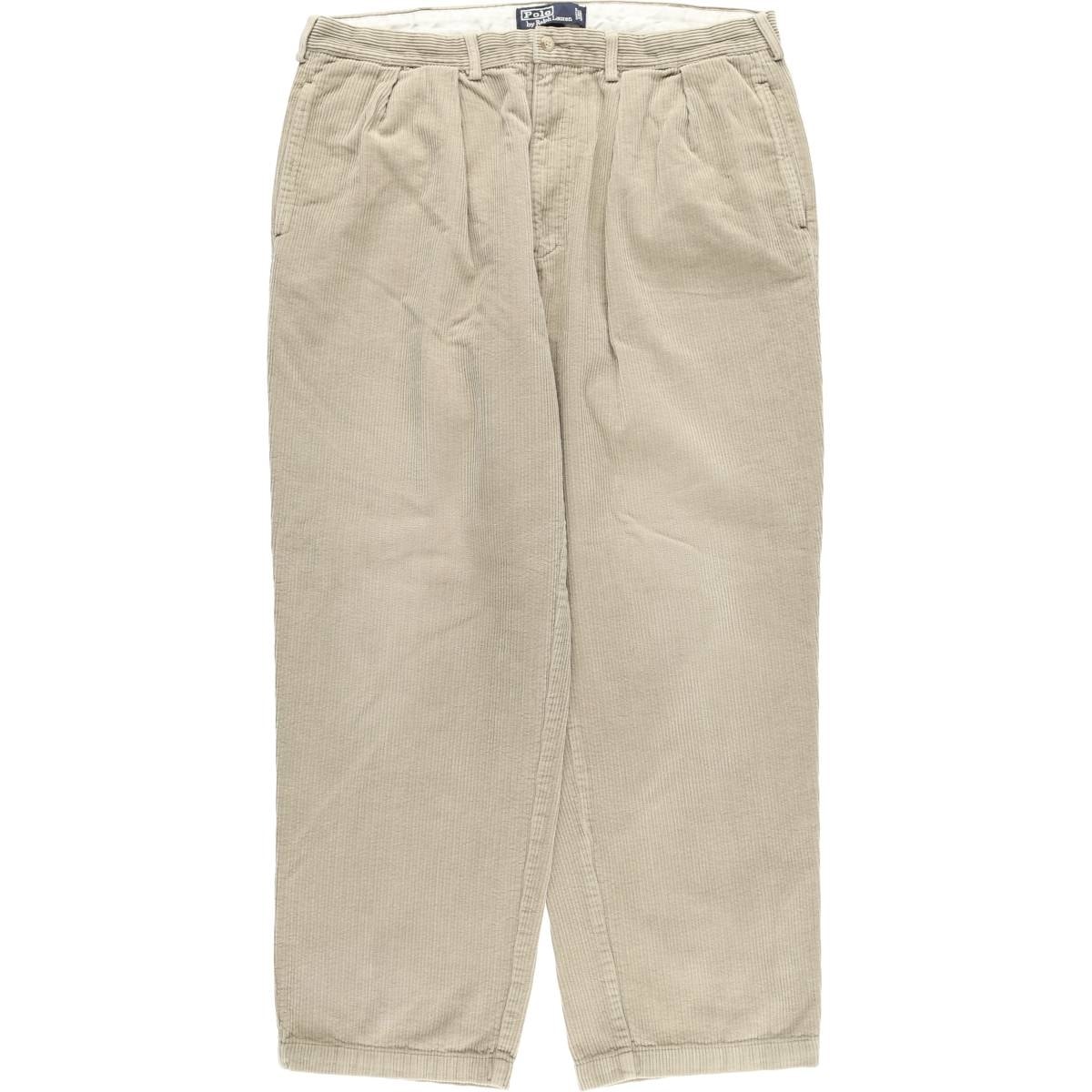 古着 ラルフローレン Ralph Lauren POLO by Ralph Lauren ANDREW PANT ツータック コーデュロイパンツ メンズw36相当/eaa617248