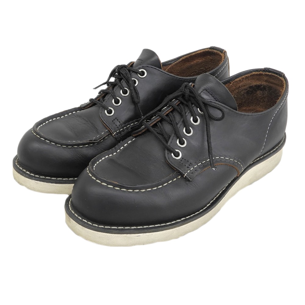 レッドウィング 23番ラスト クラシックモック オックスフォード シューズ メンズ 黒 ブラック 25.5cm 8090 7.5(US)