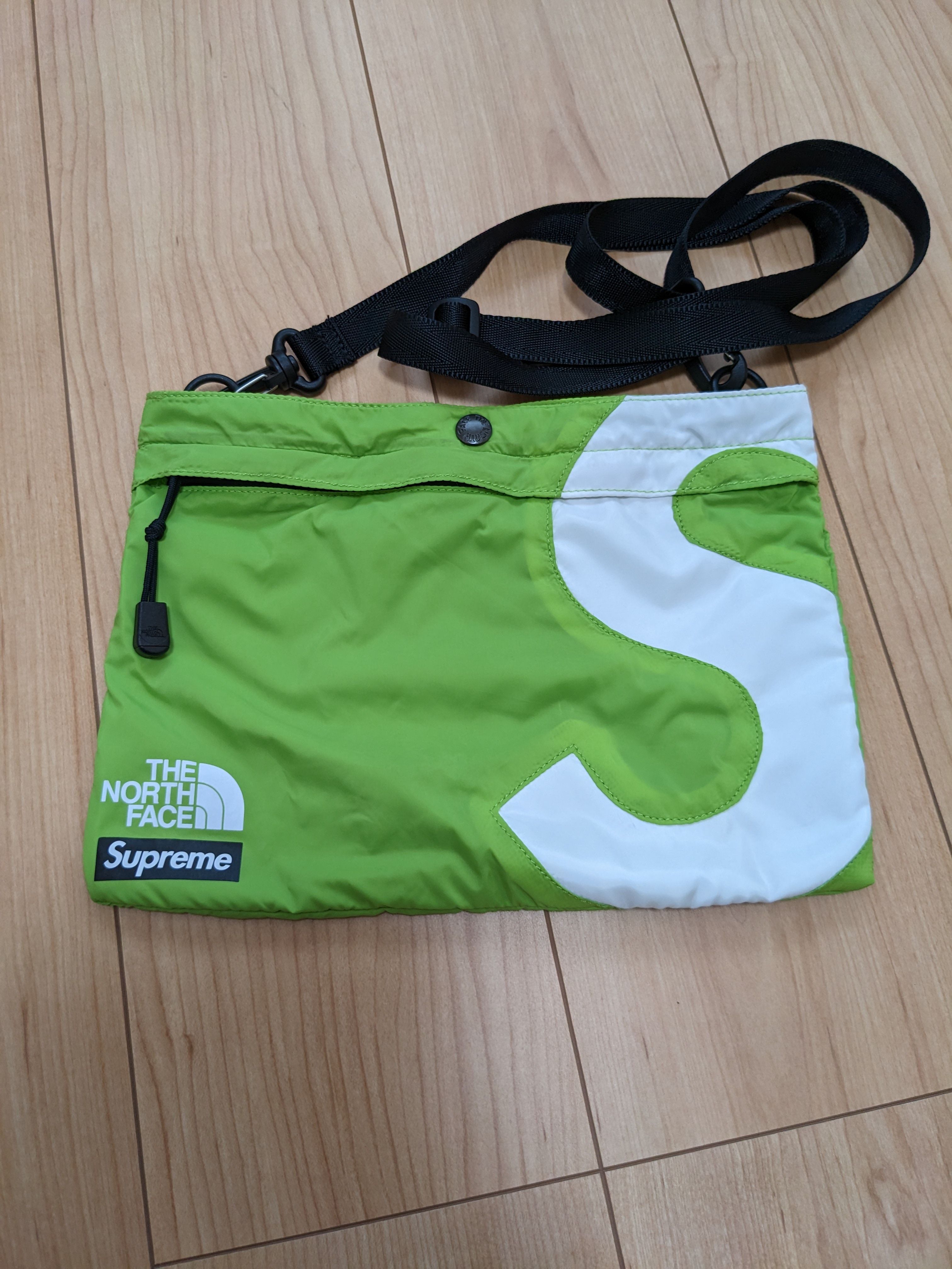 Supreme x The North Face S Logo Shoulder Bag "Green"